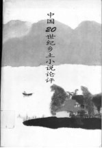 中国20世纪乡土小说论评
