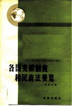 各国宪政制度和民商法要览 非洲分册