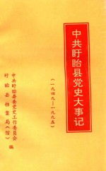 中共盱眙县党史大事记 1949-1995