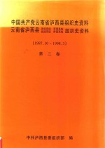 中国共产党云南省泸西县组织史资料 第2卷 社会主义现代化建设新时期 1987.10-1998.03