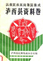 云南民族民间舞蹈集成泸西县资料卷
