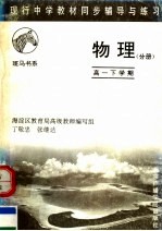 现行中学教材同步辅导与练习 物理分册 高一下学期 第2版
