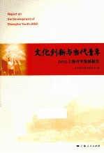 文化创新与当代青年 2012上海青年发展报告