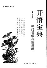 开悟宝典 禅门祖师名篇讲解