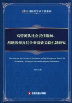 高管团队社会责任取向,战略选择及其企业绩效关联机制研究