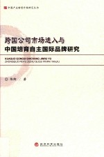 跨国公司市场进入与中国培育自主国际品牌研究