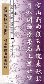 胆巴碑技法与临创 赵孟俯楷书精要精练