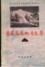 青藏高原地质文集 20 “三江”论文专辑