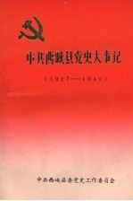 中共西峡县党史大事记 1927—1949.9