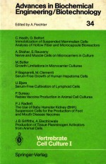 Vertrebrate cell culture I