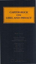 CARTER-BUCK ON LIBEL AND PRIVACY SIXTH EDITION