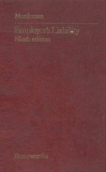 EMPLOYER'S LIABILITY AT COMMON LAW NINTH EDITION