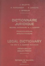 DICTIONNAIRE JURIDIQUE FRANCAIS-ANGLAIS