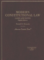 MODERN CONSTITUTIONAL LAW CASES AND NOTES EIGHTH EDITION