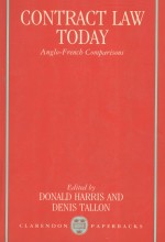 CONTRACT LAW TODAY ANGLO-FRENCH COMPARISONS