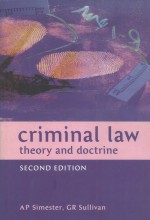 CRIMINAL LAW THEORY AND DOCTRINE SECOND EDITION