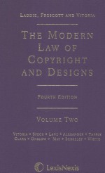 THE MODERN LAW OF COPYRIGHT AND DESIGNS VOLUME 2 FOURTH EDITION