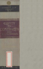CHITTY ON CONTRACTS TWENTY-FOURTH EDITION VOLUME II