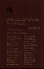 Annual review of nutrition volume 2