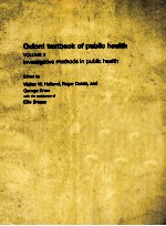 OXFORD TEXTBOOK OF PUBLIC HEALTH VOLUME 3