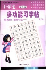 小学生多功能习字帖 第3册