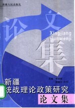 新疆统战理论政策研究论文集