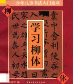 少年儿童书法入门速成 学习柳体