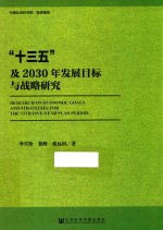 “十三五”及2030年发展目标与战略研究