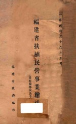 福建省扶植民营事业办法:附有关参考法令