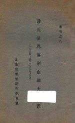 最近世界币制金融大事表 1935年10月至1936年12月