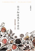 你不知道他多不爱你 朱碧的爱情“小说”