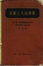 美国工人运动史 第2卷 从美国劳联的成立到美国帝国主义的出现