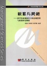 积累与跨越：科学发展观指导下的宏观管理与政策研究纲要