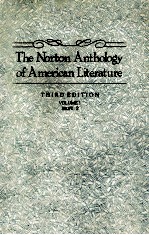 THE NORTON ANTHOLOGY OF AMERICAN LITERATURE THIRD EDITION VOLUME 1