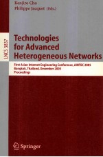 Lecture Notes in Computer Science 3837 Technologies for Advanced Heterogeneous Networks First Asian