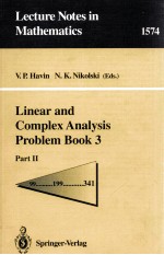 LINEAR AND COMPLEX ANALYSIS PROBLEM BOOK 3: PART II