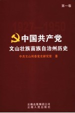 中国共产党文山壮族苗族自治州历史 第1卷