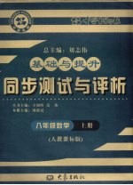 基础与提升 同步测试与评析 数学 八年级 上 人教课标版