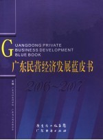 广东民营经济发展蓝皮书 2006-2007