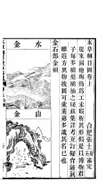本草纲目图 卷上