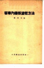 客车内墙板涂妆方法