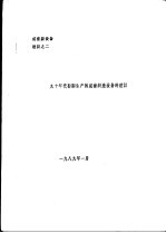九十年代初期生产的成套织造设备的建议