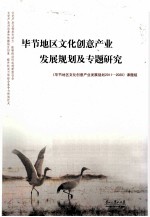 毕节地区文化创意产业发展规划及专题研究