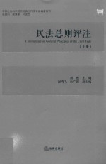 中国社会科学院民法典工作项目组编著系列 民法总则评注 上