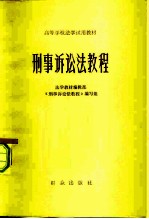 刑事诉讼法教程