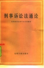 刑事诉讼法通论