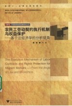 农民工劳动契约执行机制与权益保护 基于法经济学的分析视角