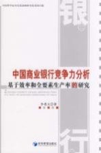 中国商业银行竞争力分析 基于效率和全要素生产率的研究