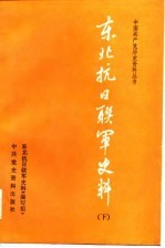 东北军抗日联军史料 上