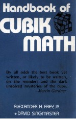 HANDBOOK OF CUBIK MATH
